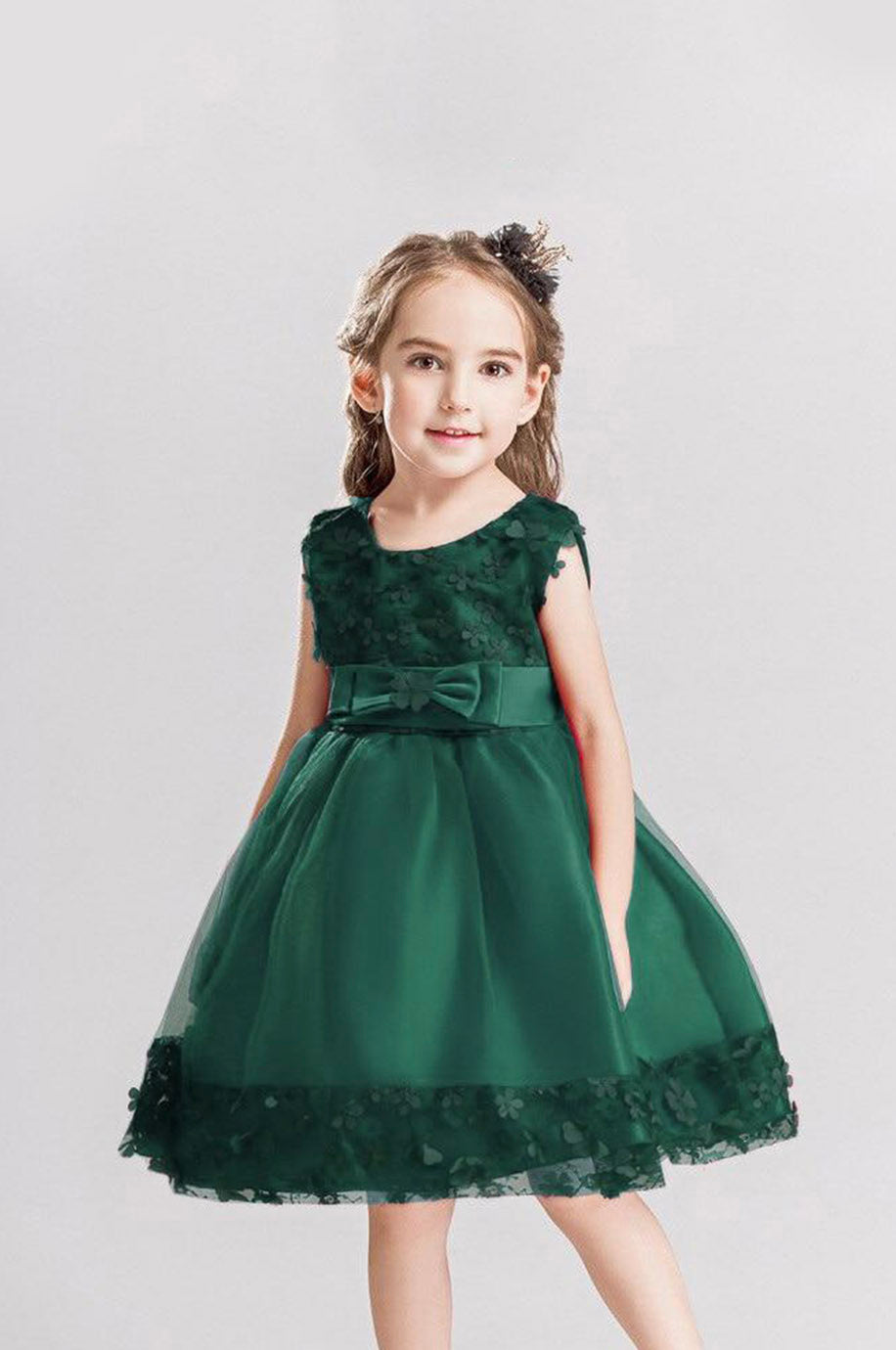 Robe Demoiselle d'Honneur Fille Bleu