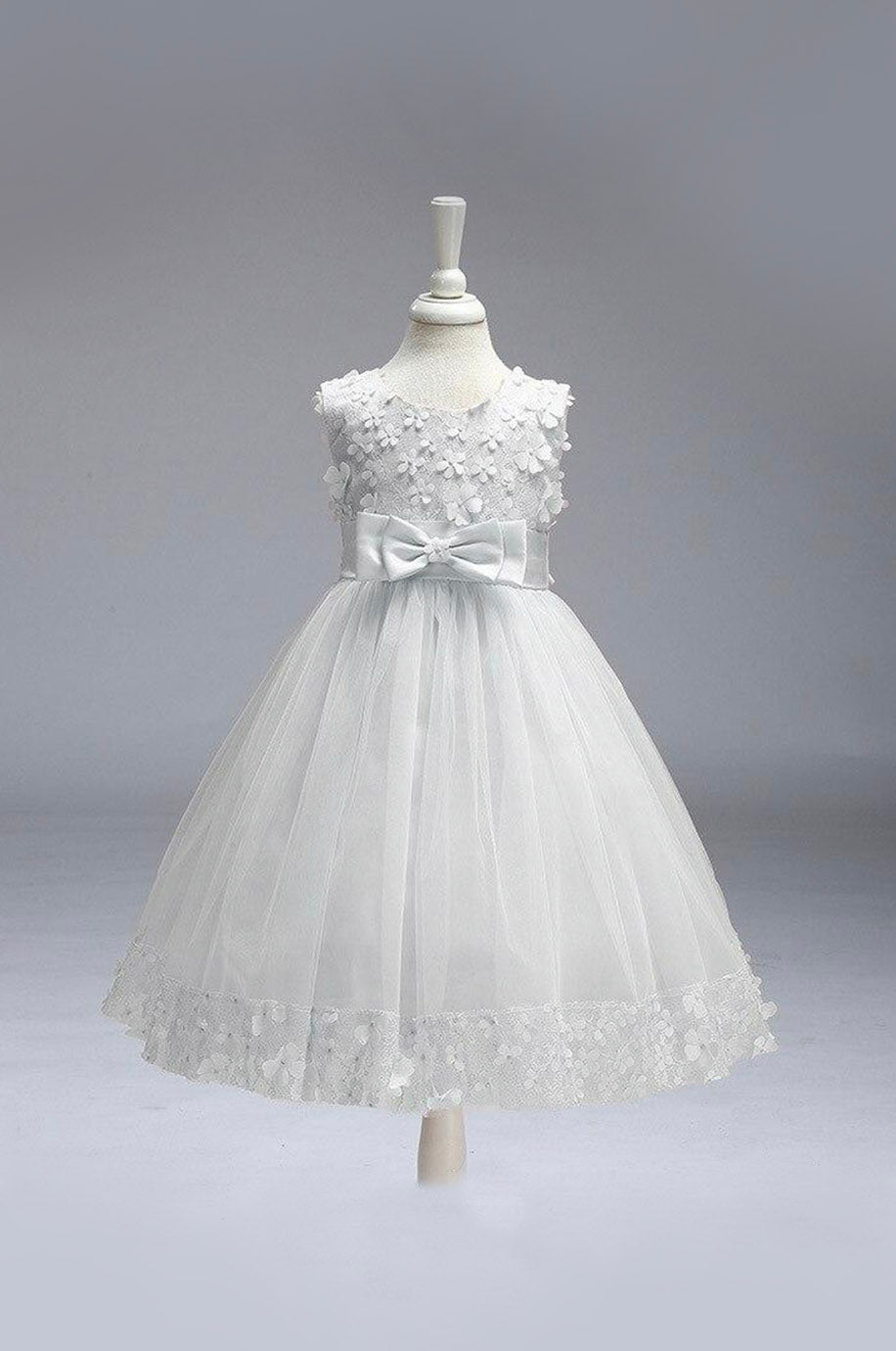 Robe Demoiselle d'Honneur Fille Bleu