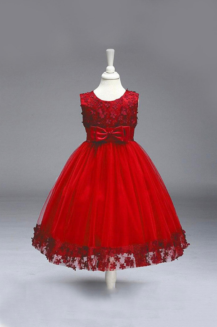Robe Demoiselle d'Honneur Fille Bleu