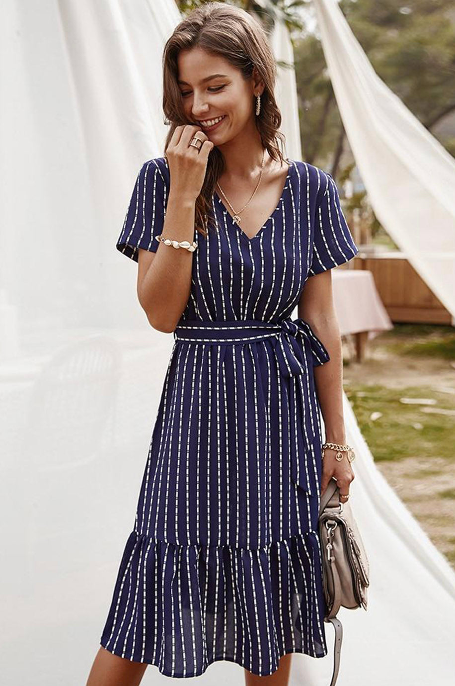 Robe Demoiselle d'Honneur Mariage Bohème