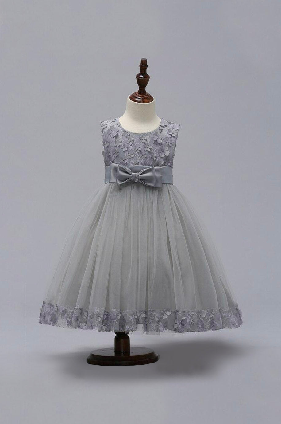 Robe Demoiselle d'Honneur Fille Bleu