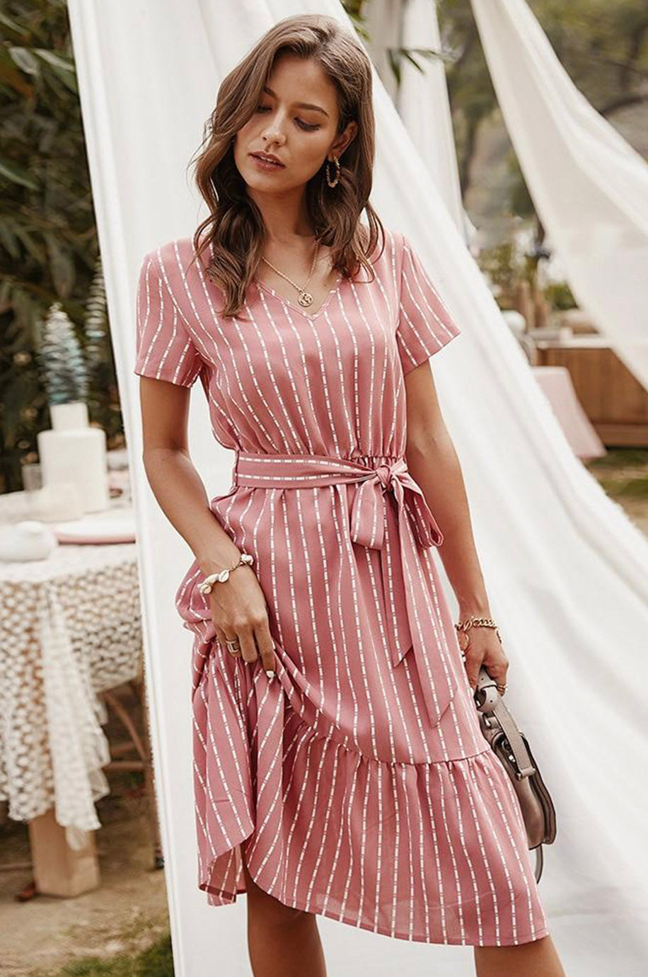 Robe Demoiselle d'Honneur Mariage Bohème