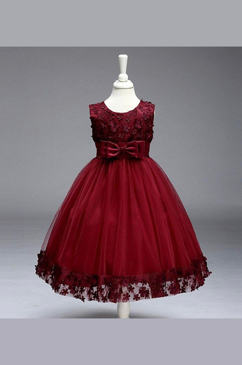 Robe Demoiselle d'Honneur Fille Bleu
