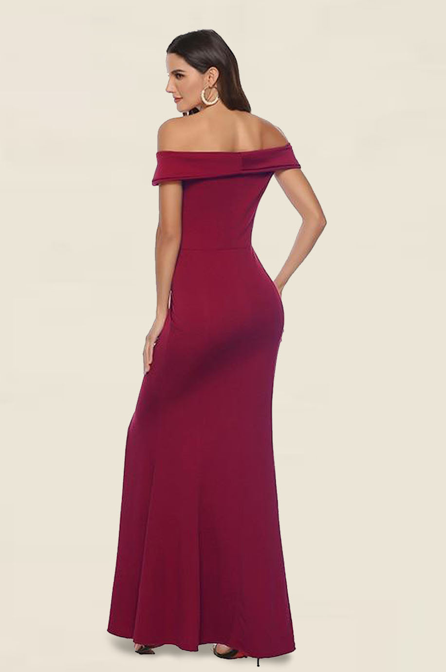Demoiselle d'Honneur Robe Bordeaux