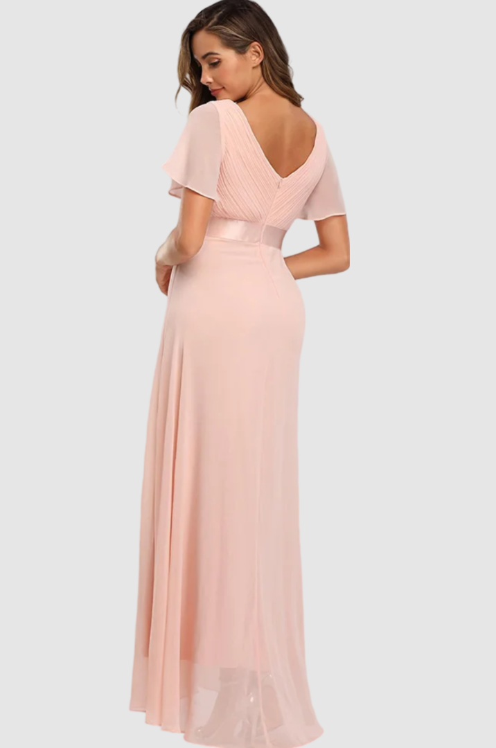 Robe Demoiselle d'Honneur Rose Clair