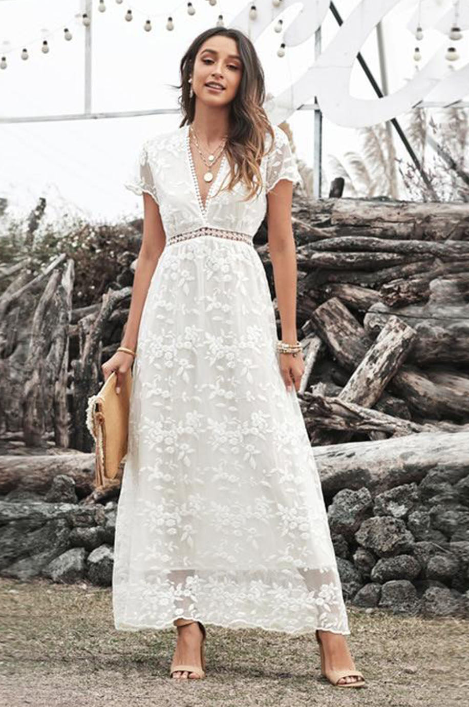Robe Bohème Chic Demoiselle d'Honneur
