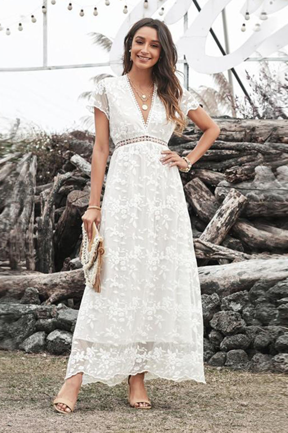 Robe Bohème Chic Demoiselle d'Honneur