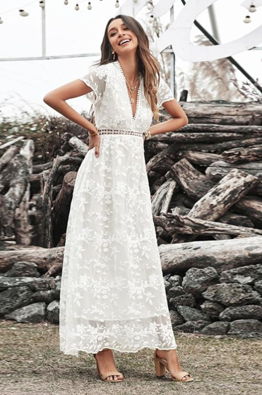 Robe Bohème Chic Demoiselle d'Honneur