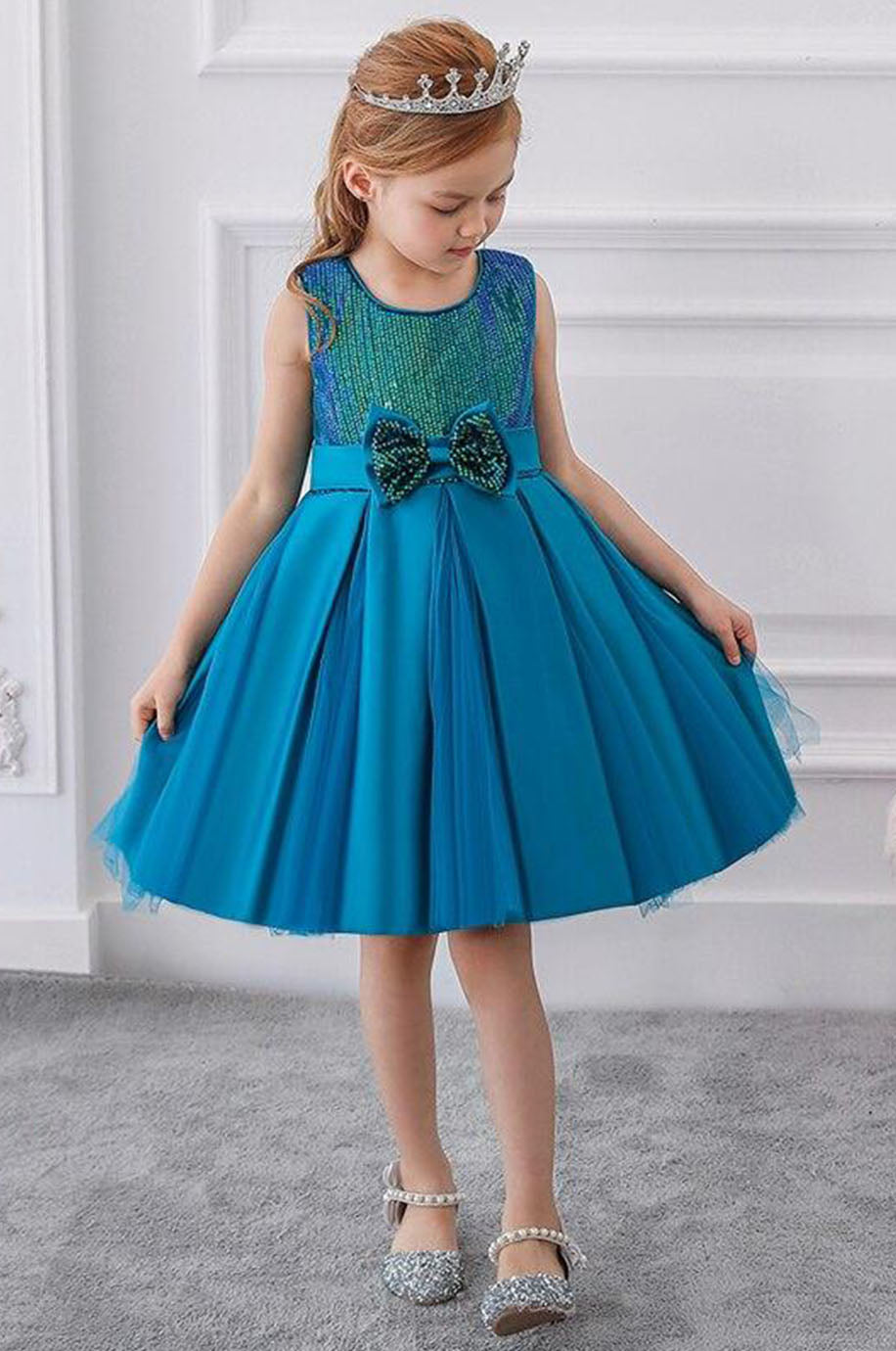 Taille -Robe Demoiselle d'Honneur Fille Enfant