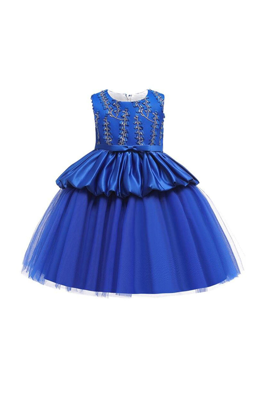 Robe Demoiselle d'Honneur Fille Rouge
