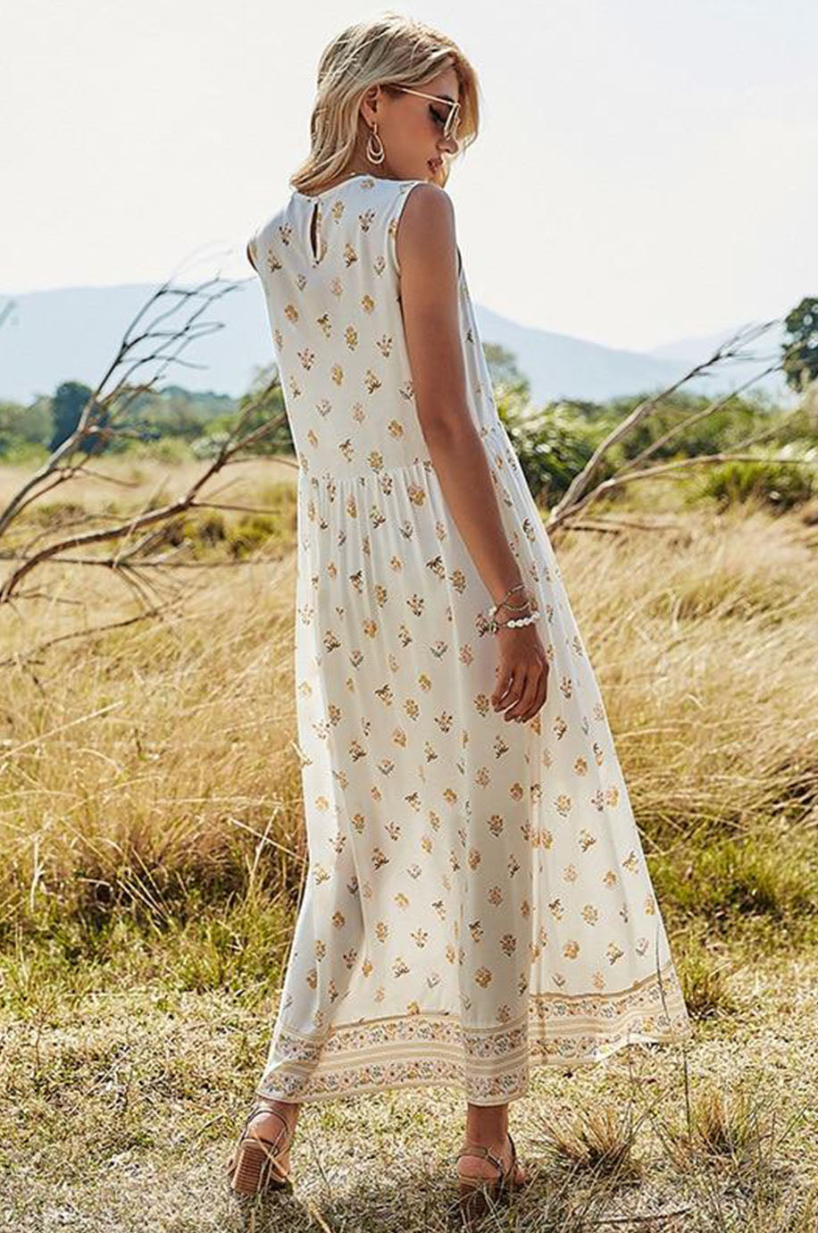 Robe de Demoiselle d'Honneur Champêtre