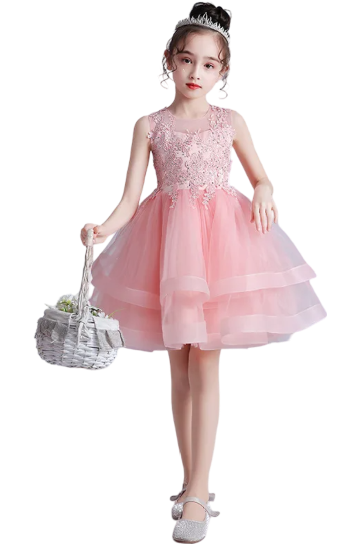 Robe de Demoiselle d'Honneur pour Petite Fille
