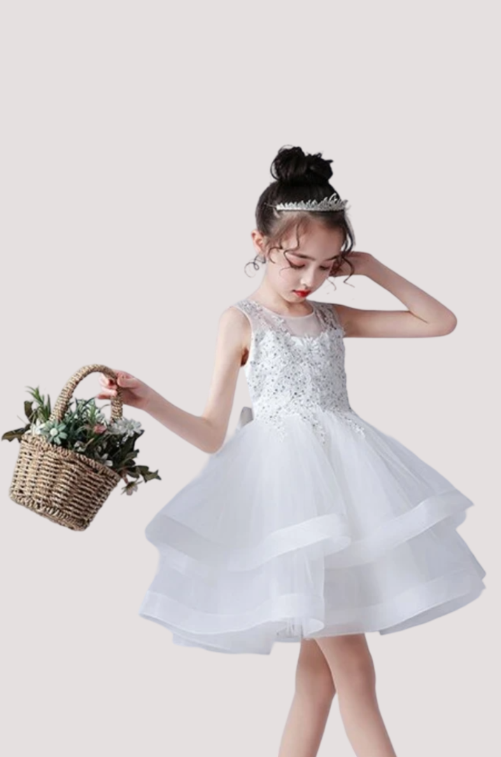 Robe de Demoiselle d'Honneur pour Petite Fille