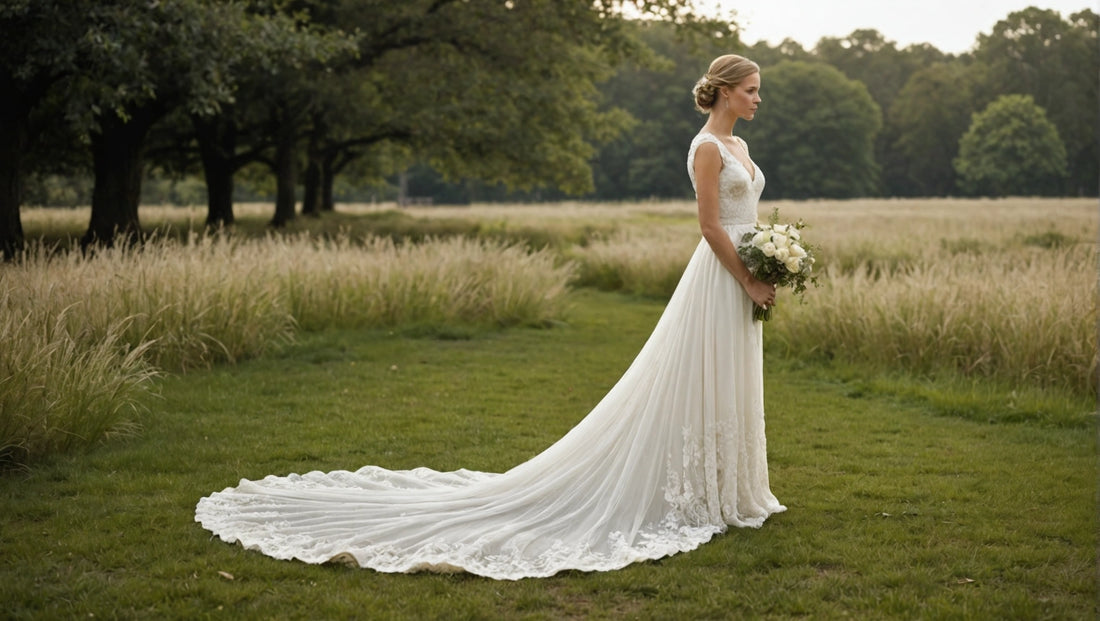 La robe longue: l'indispensable de votre mariage de rêve