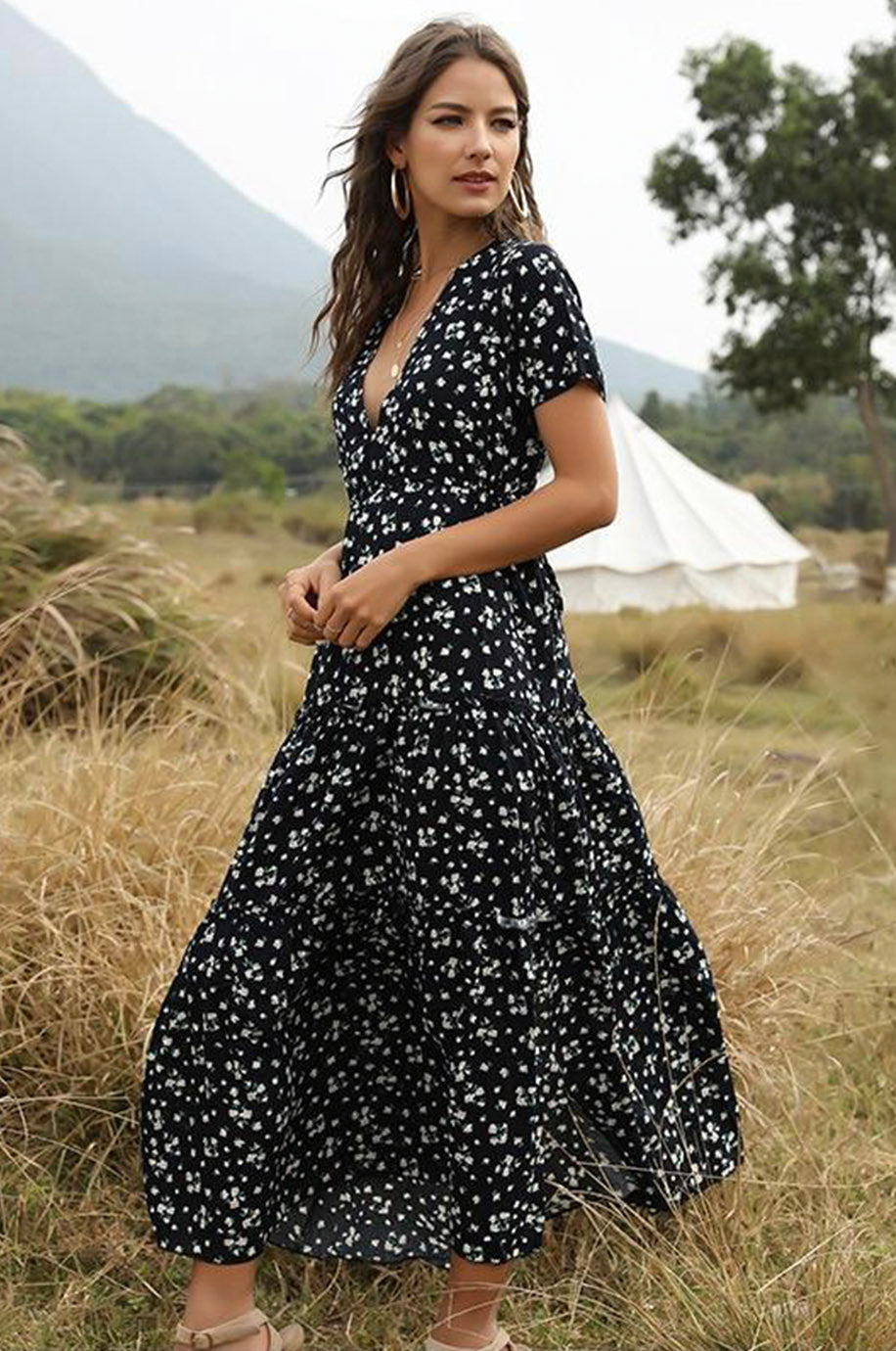 Robe Longue Bohème Demoiselle d'Honneur