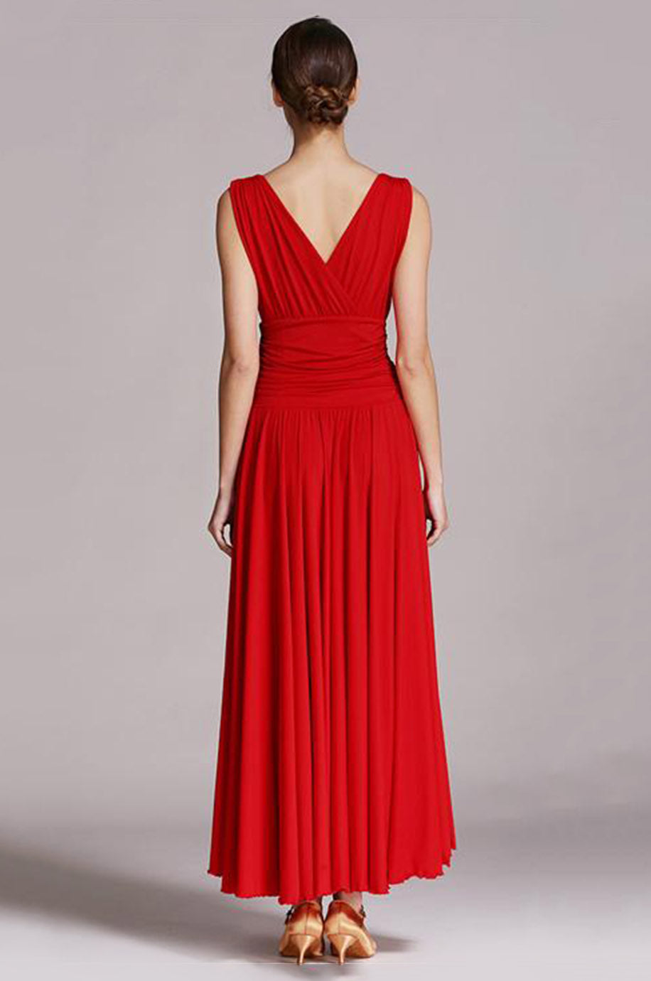 Robe Rouge Demoiselle d'Honneur Adulte