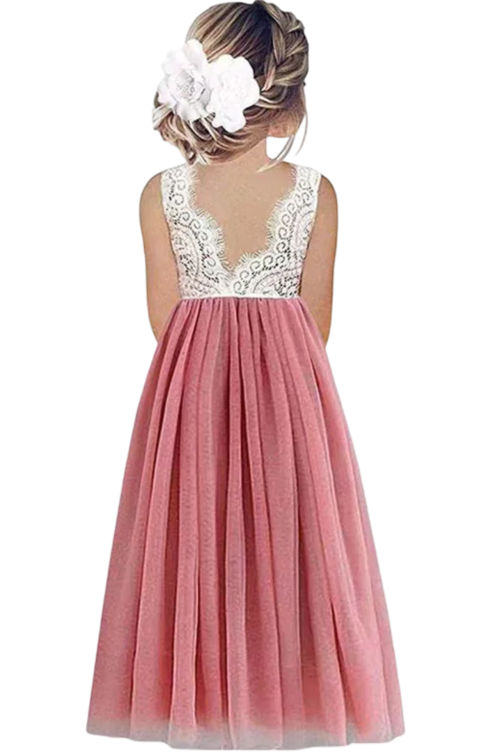Robe de Fillette Demoiselle d'Honneur