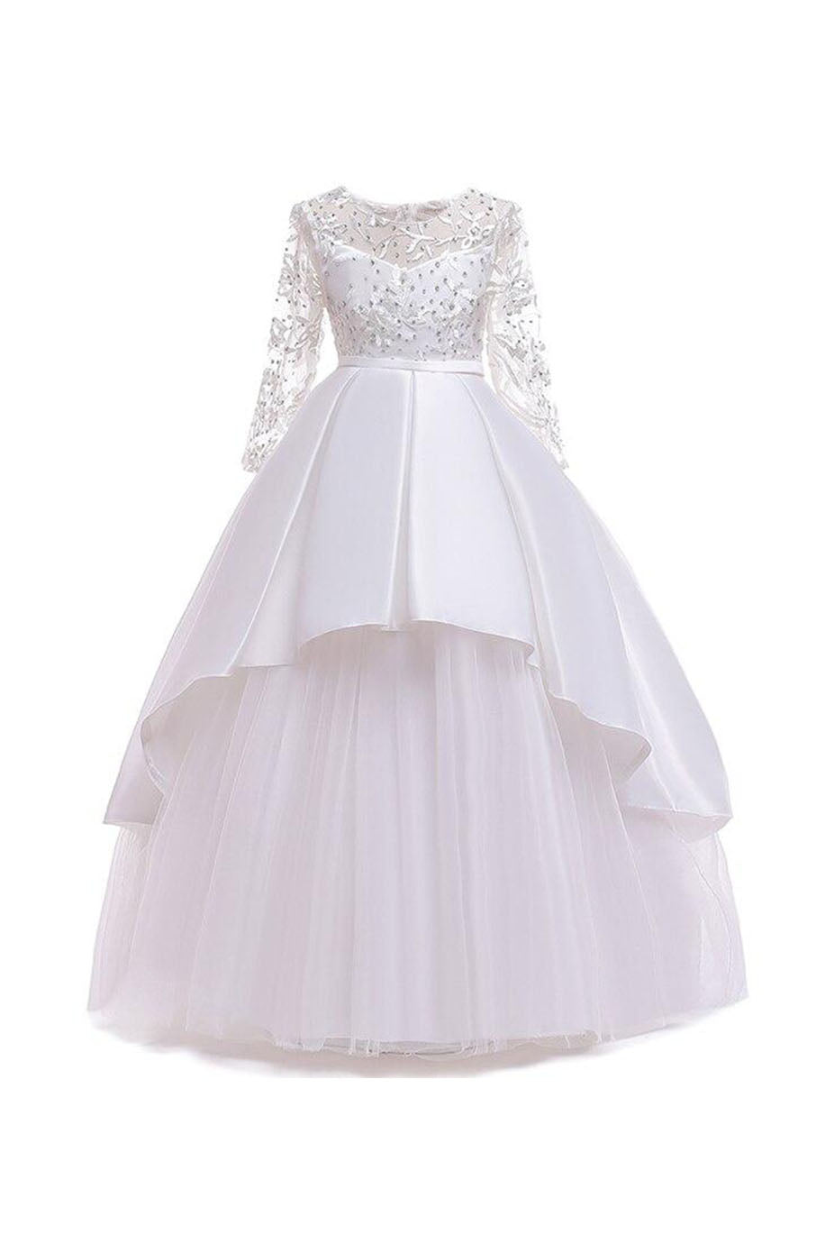 Robe Demoiselle d'Honneur Rose Enfant