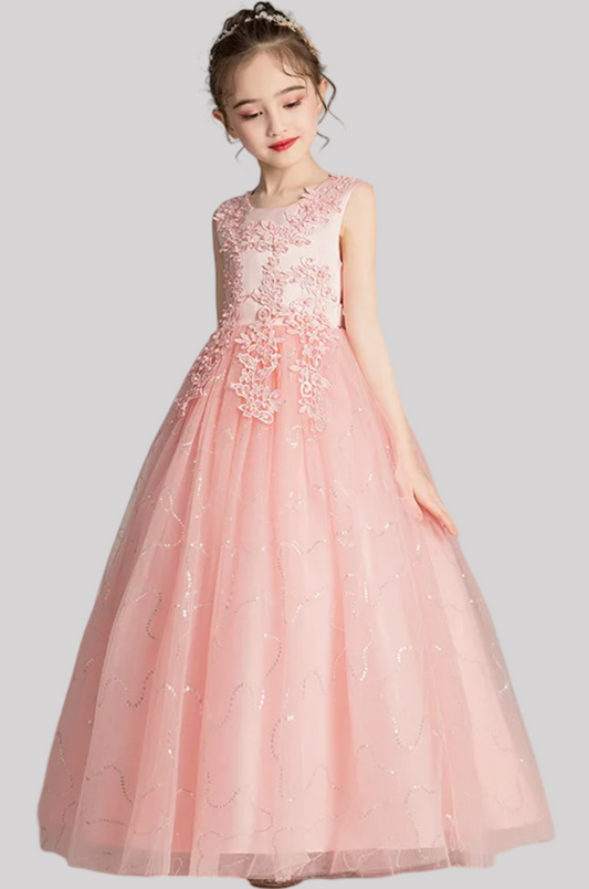 Robe Demoiselle d'Honneur Fille Princesse