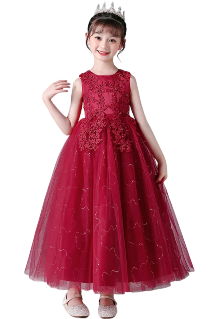Robe Demoiselle d'Honneur Fille Princesse