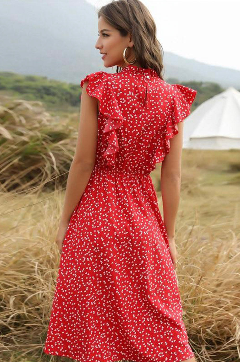 Robe de Demoiselle d'Honneur Bohème Chic