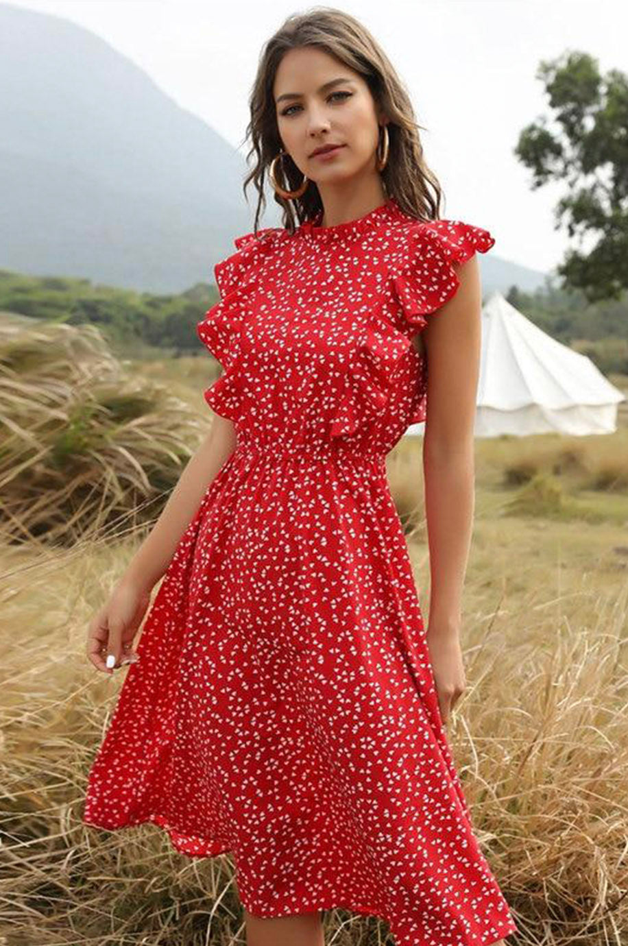 Robe de Demoiselle d'Honneur Bohème Chic