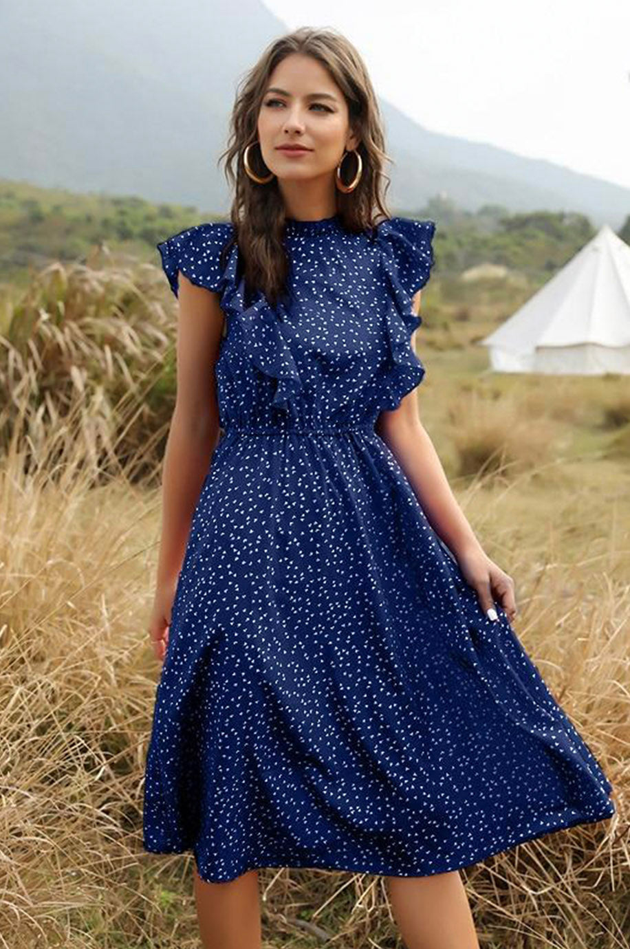 Robe de Demoiselle d'Honneur Bohème Chic
